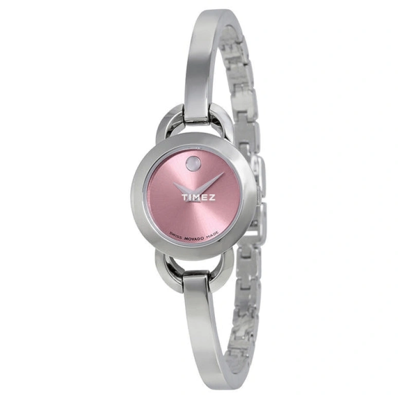 Movado,Rondiro 22mm,22mm,Stainless Steel,Pink,Quartz,Sapphire,Crystal Glass,Round,0606797 