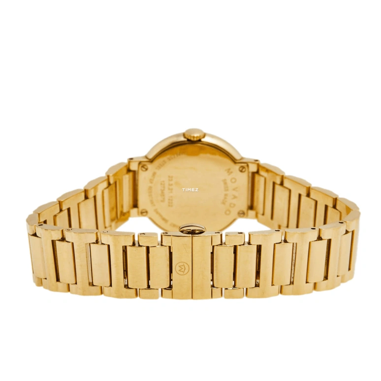 Movado,Concerto 26.50mm,26.50mm,Stainless Steel,Gold,Quartz,Sapphire,Crystal Glass,Round,0606791