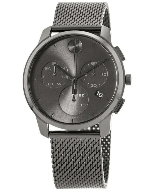 Movado,Movado BOLD 42mm,42mm,Stainless Steel,Grey,Quartz,Chronograph,Date,Day,3600635