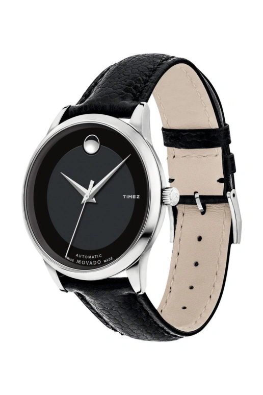 Movado,Modern Classic 39.50mm,39.50mm,Stainless Steel,Black,Automatic,Sapphire,Round,0607122