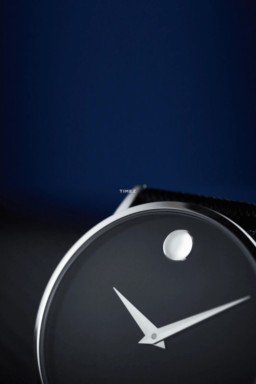Movado,Museum Classic 40mm,40mm,Stainless Steel,Black,Automatic,Day,Sapphire,Crystal Glass,0607473