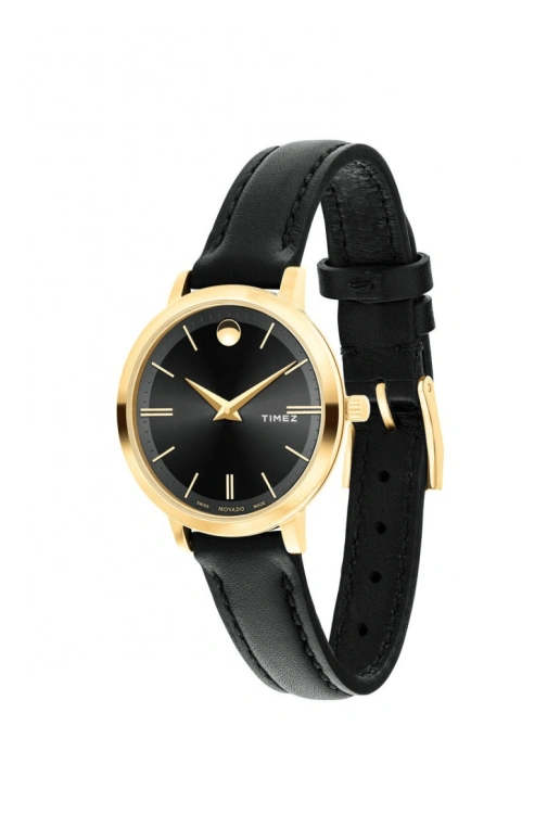Movado,Ultra Slim 28mm,28mm,Stainless Steel,Black,Quartz,Sapphire,Crystal Glass,Round,0607095