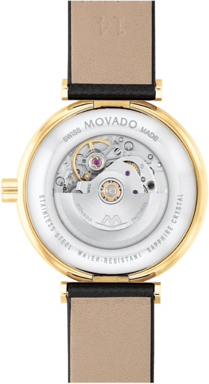 Movado,Museum Classic 32mm,32mm,Stainless Steel,Black,Automatic,Day,Sapphire,0607676