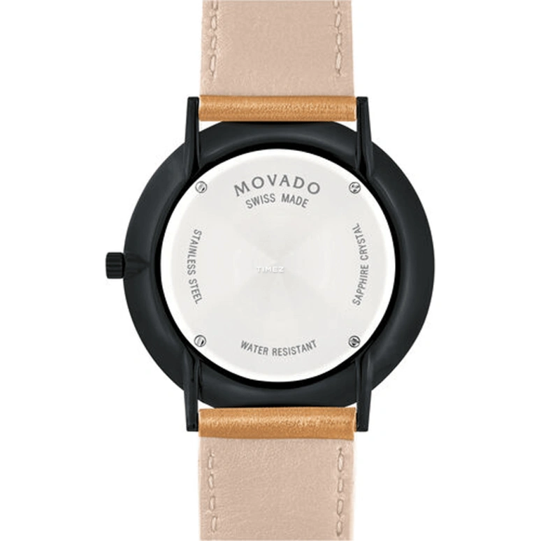 Movado,Ultra Slim 40mm,40mm,Stainless Steel,Grey,Quartz,Sapphire,Crystal Glass,Round,0607378
