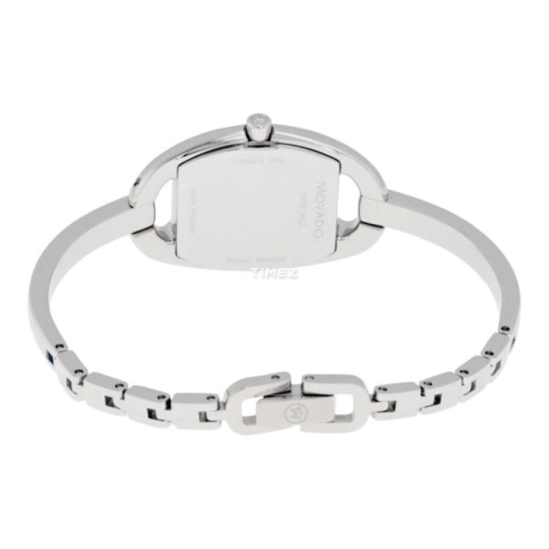 Movado,Miri 23.85mm,23.85mm,Stainless Steel,White,Quartz,Sapphire,Crystal Glass,Oval,0606607