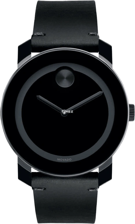 Movado,Movado BOLD 42mm,42mm,Composite,Stainless Steel,Black,Quartz,Crystal Glass,Round,3600306