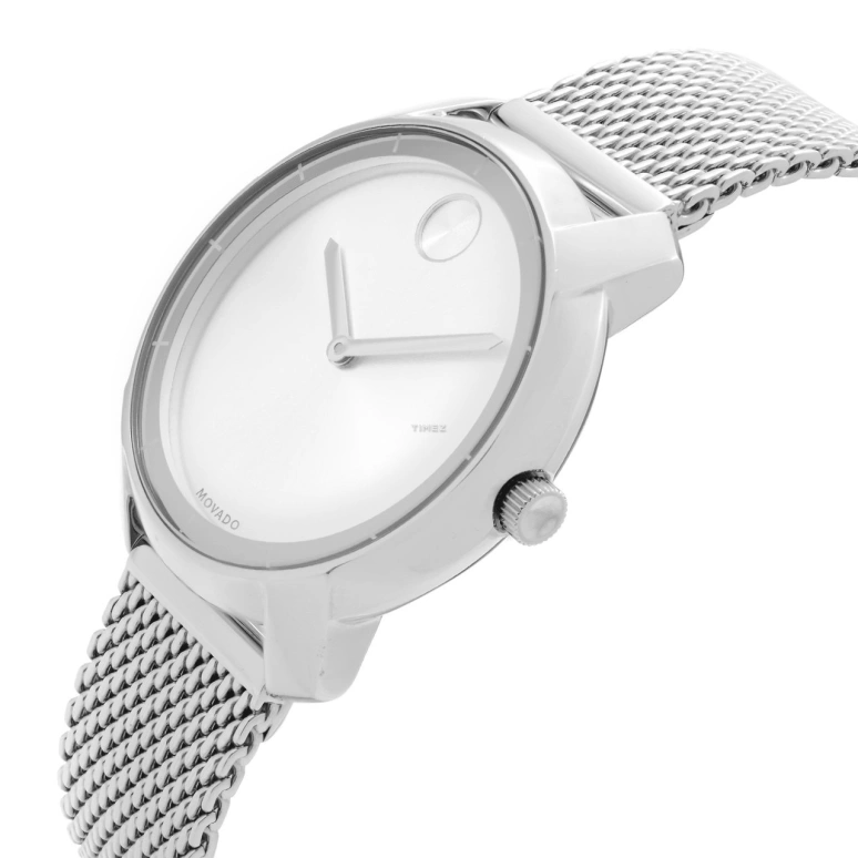 Movado,Movado BOLD 36mm,36mm,Stainless Steel,Grey,Quartz,Sapphire,Crystal Glass,Round,3600241