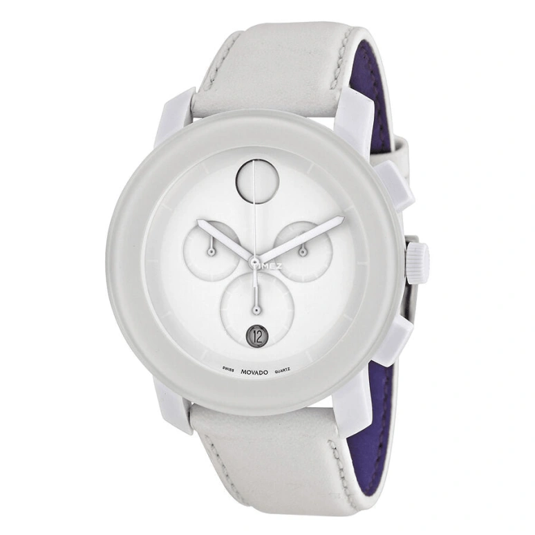 Movado,Movado BOLD 43.50mm,43.50mm,Composite,White,Quartz,Chronograph,Day,3600025 