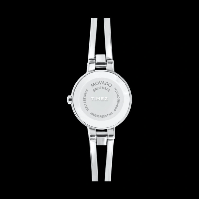 Movado,Amorosa 24mm,24mm,Stainless Steel,Blue,Quartz,Sapphire,Crystal Glass,Round,0607386