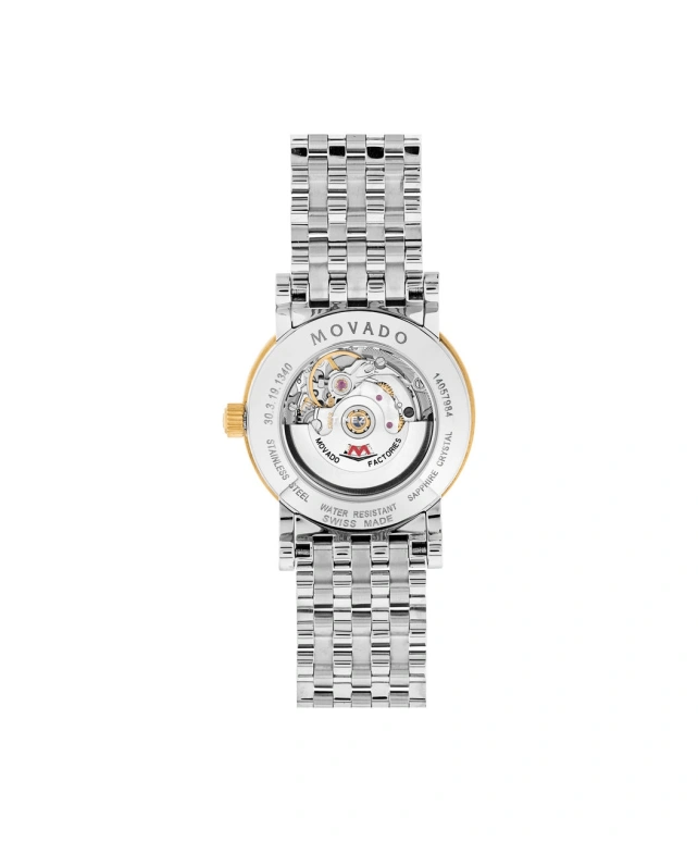 Movado,Red Label 26mm,26mm,Stainless Steel,Rolesor,Black,Automatic,Sapphire,Crystal Glass,Round,0607011