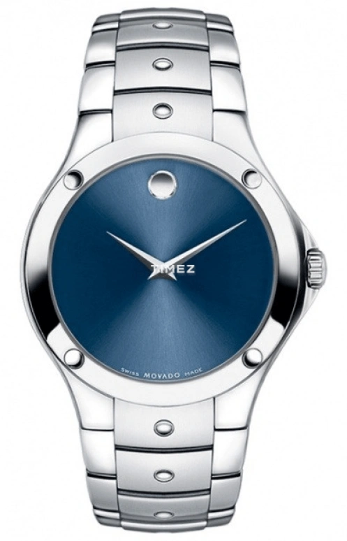 Movado,Sportivo 40mm,40mm,Stainless Steel,Blue,Quartz,Sapphire,Crystal Glass,Round,0605790 