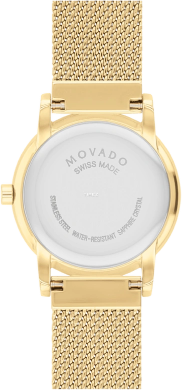 Movado,Museum Classic 28mm,28mm,Stainless Steel,Black,Quartz,Sapphire,Round,0607628