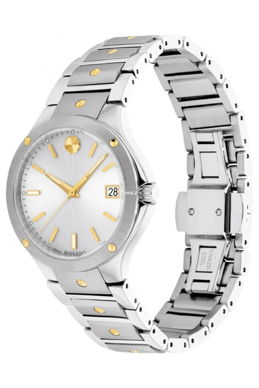 Movado,Movado SE 32mm,32mm,Stainless Steel,Silver White,Quartz,Day,Sapphire,0607516