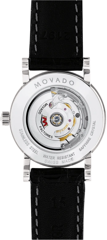 Movado,Red Label 26mm,26mm,Stainless Steel,Black,Automatic,Sapphire,Crystal Glass,Round,0607009