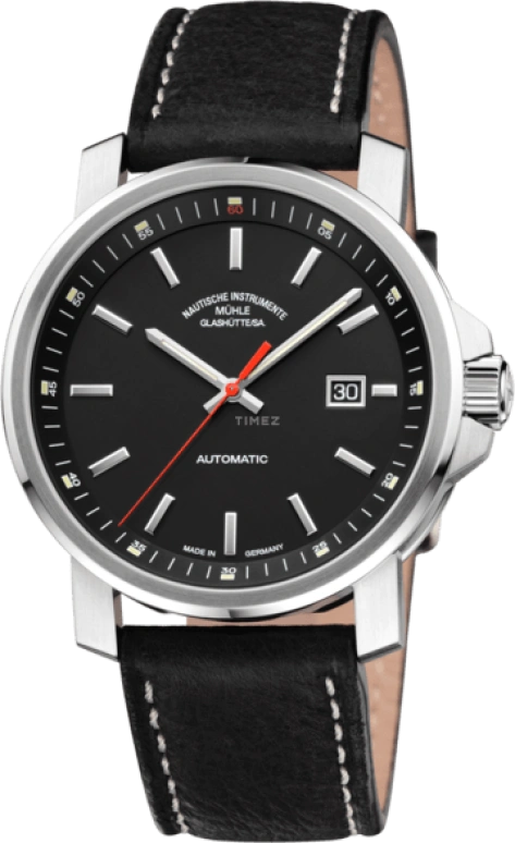 Mühle Glashütte,29er 42.40mm,42.40mm,Stainless Steel,Black,Automatic,Date,38hours,M1,M1-25-33-LB