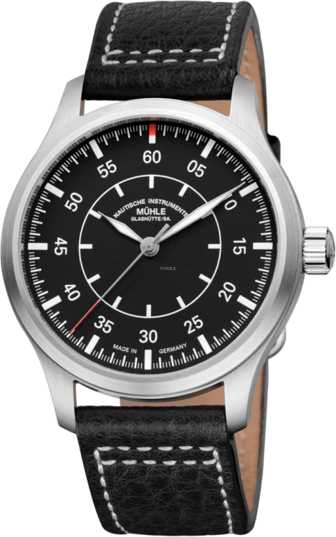 Mühle Glashütte,Terrasport 44mm,44mm,Stainless Steel,Black,Automatic,Date,38hours,M1,M1-37-34/4-LB