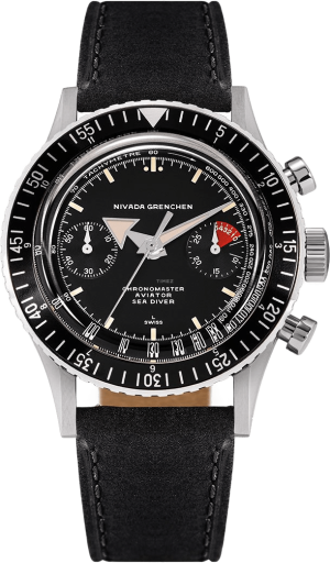 Nivada Grenchen Chronomaster Aviator Sea Diver 86001A-BLAL