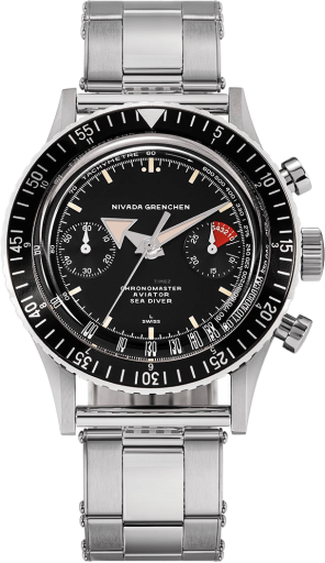 Nivada Grenchen Chronomaster Aviator Sea Diver 86007M-OYST
