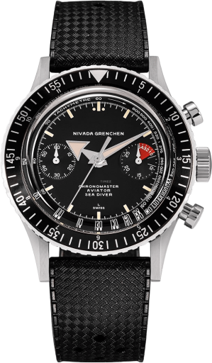 Nivada Grenchen Chronomaster Aviator Sea Diver 86001A-RUBT