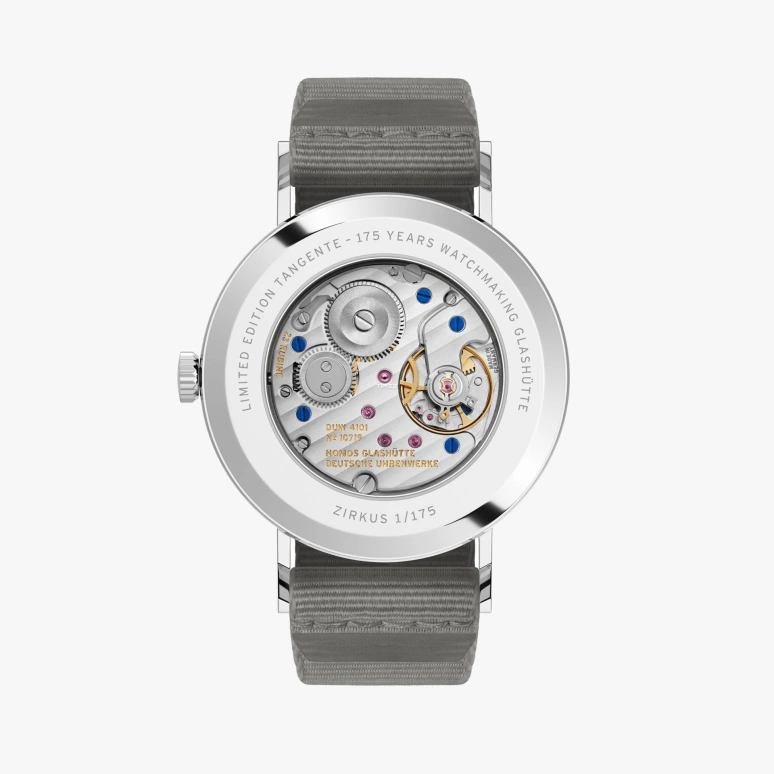 Nomos Glashütte,Tangente 37.50mm,37.50mm,Stainless Steel,Cream,Handwound,Big Date,42hours,179,179.S1