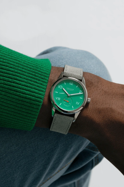 Nomos Glashütte,Club 38.50mm,38.50mm,Stainless Steel,Green,Handwound,43hours,In-house Caliber,726
