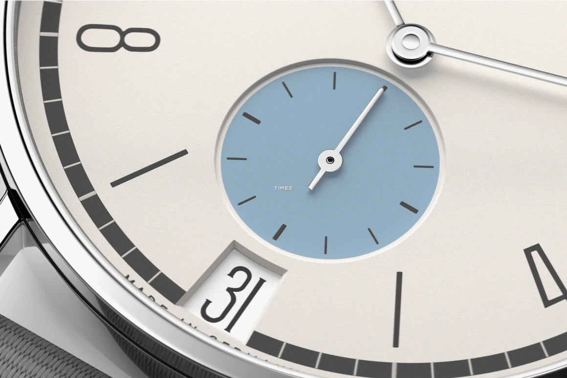 Nomos Glashütte,Tangente 37.50mm,37.50mm,Stainless Steel,Cream,Handwound,Big Date,42hours,179,179.S24