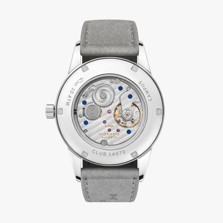 Nomos Glashütte,Club 38.50mm,38.50mm,Stainless Steel,Yellow,Handwound,43hours,In-house Caliber,721,721.GB