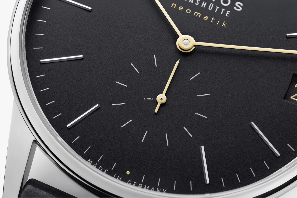 Nomos Glashütte,Orion 40.50mm,40.50mm,Stainless Steel,Black,Automatic,Day,42hours,366