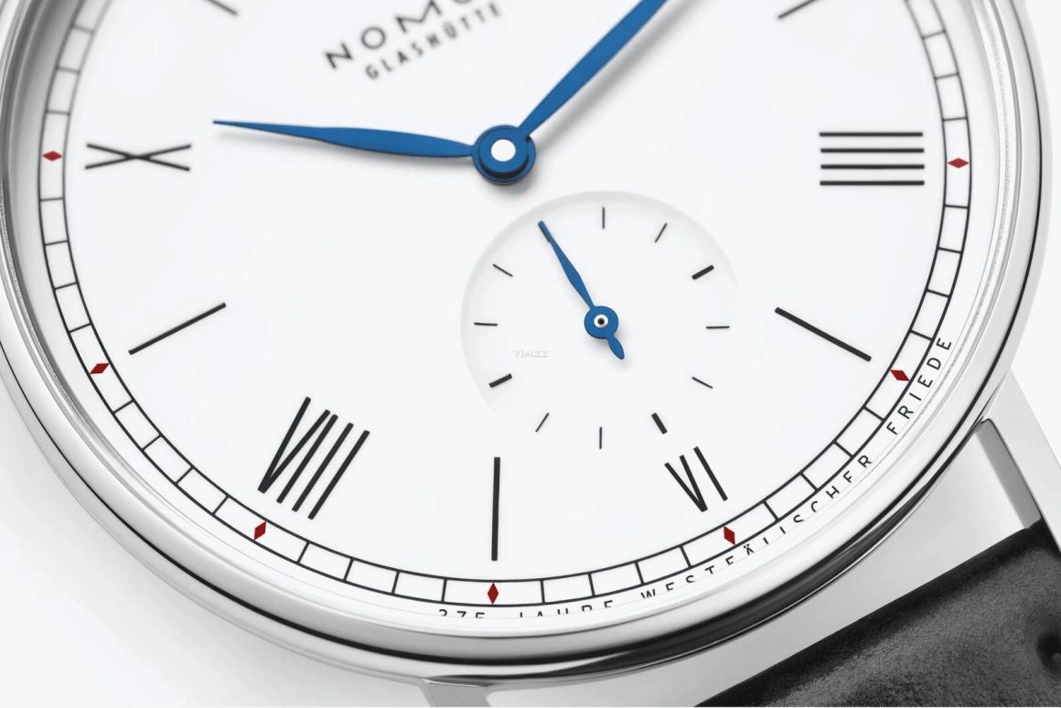 Nomos Glashütte,Ludwig 35mm,35mm,Stainless Steel,White,Handwound,43hours,In-house Caliber,205,205.S4