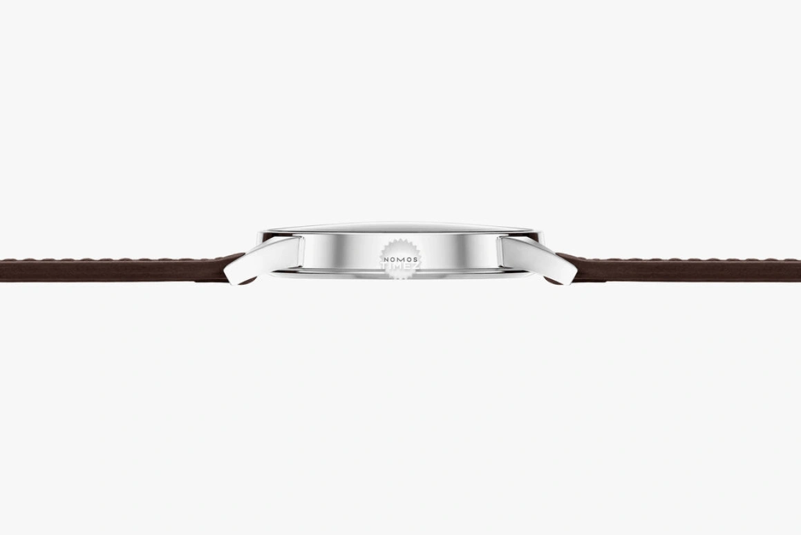 Nomos Glashütte,Minimatik 39.50mm,39.50mm,Stainless Steel,White,Handwound,Day,52hours,1251