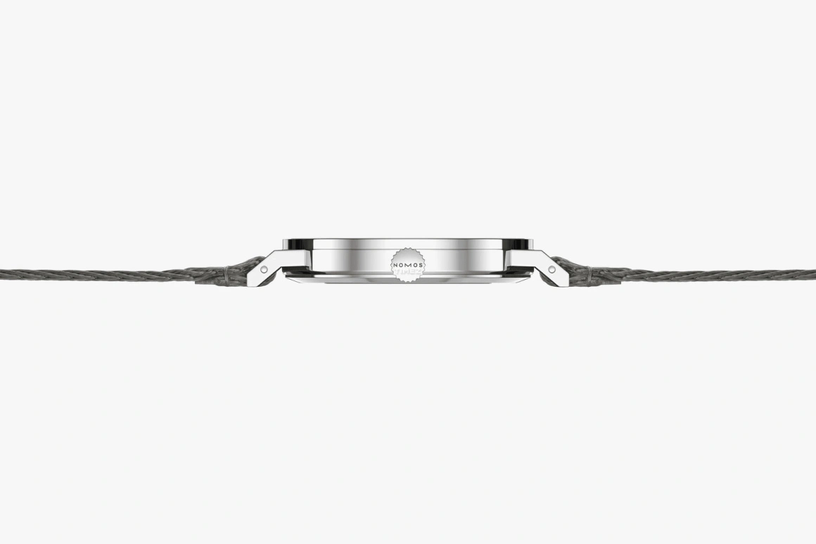 Nomos Glashütte,Tangente 37.50mm,37.50mm,Stainless Steel,White,Handwound,Big Date,42hours,179,179.S5