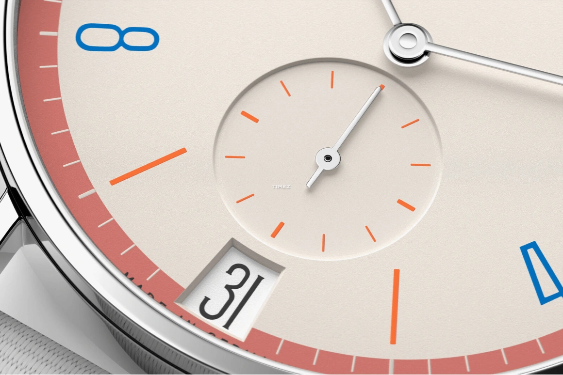 Nomos Glashütte,Tangente 37.50mm,37.50mm,Stainless Steel,Cream,Handwound,Big Date,42hours,179,179.S2