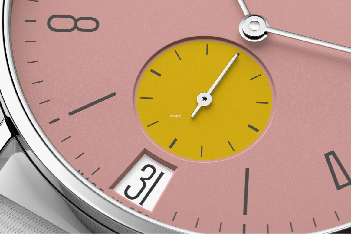 Nomos Glashütte,Tangente 37.50mm,37.50mm,Stainless Steel,Pink,Handwound,Day,42hours,179,179.S7