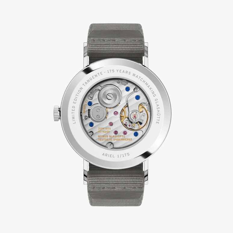 Nomos Glashütte,Tangente 37.50mm,37.50mm,Stainless Steel,Sand,Handwound,Big Date,42hours,179,179.S25
