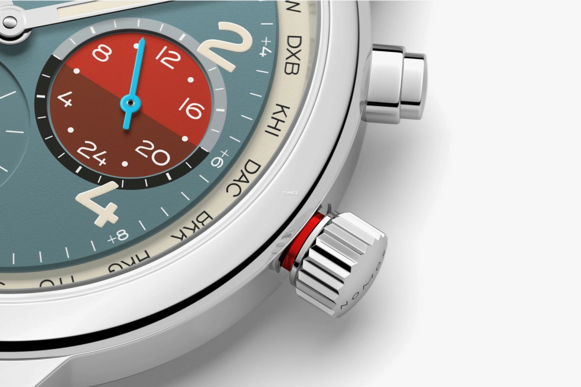 Nomos Glashütte,Club 40mm,40mm,Stainless Steel,Blue,Automatic,World Time,Day / Night Indication,790,790.S4