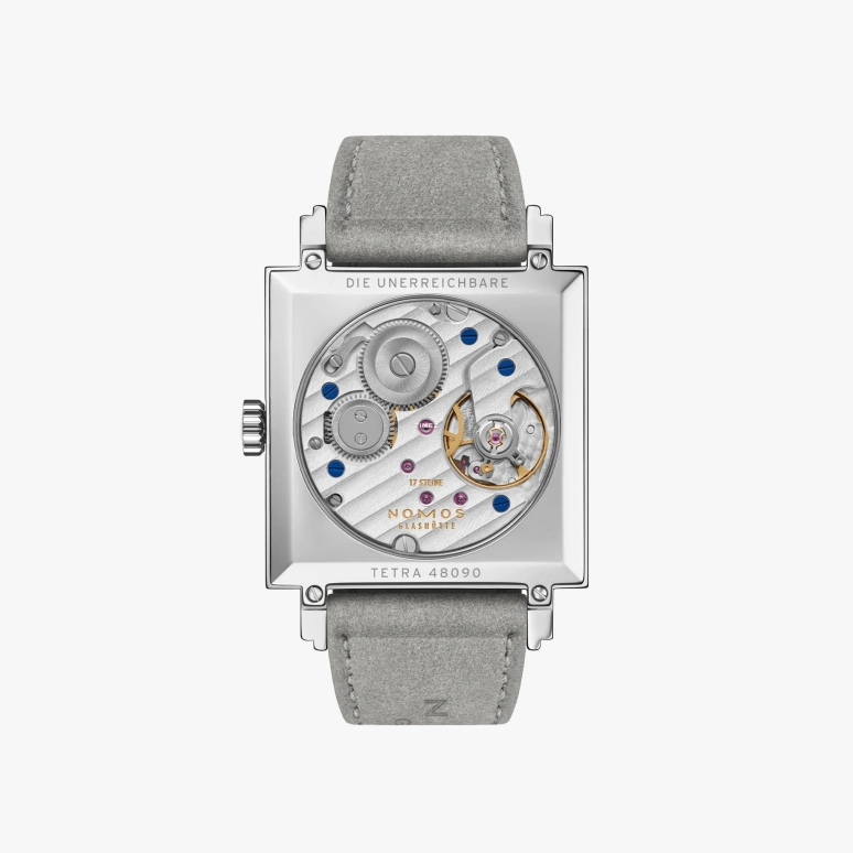 Nomos Glashütte,Tetra 29.50mm,29.50mm,Stainless Steel,Silver,Handwound,43hours,In-house Caliber,477