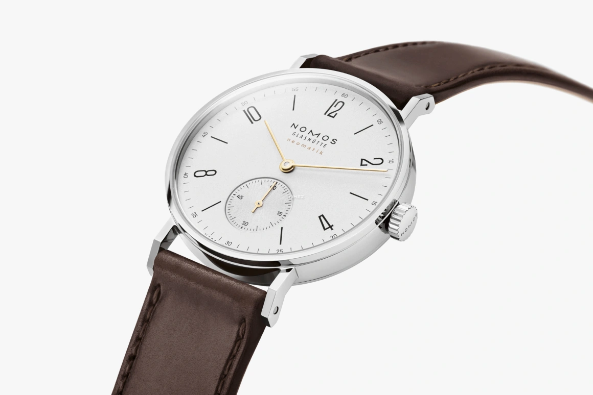 Nomos Glashütte,Tangente 35mm,35mm,Stainless Steel,Silver White,Automatic,42hours,In-house Caliber,192