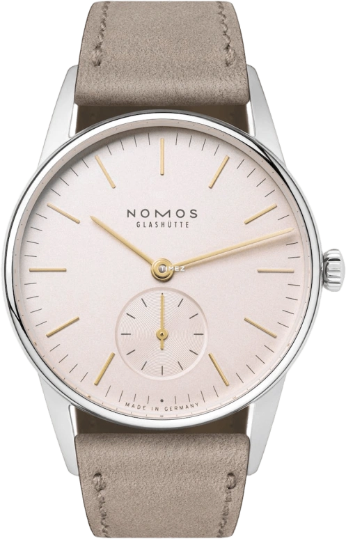Nomos Glashütte,Orion 32.80mm,32.80mm,Stainless Steel,Pink,Handwound,43hours,In-house Caliber,315