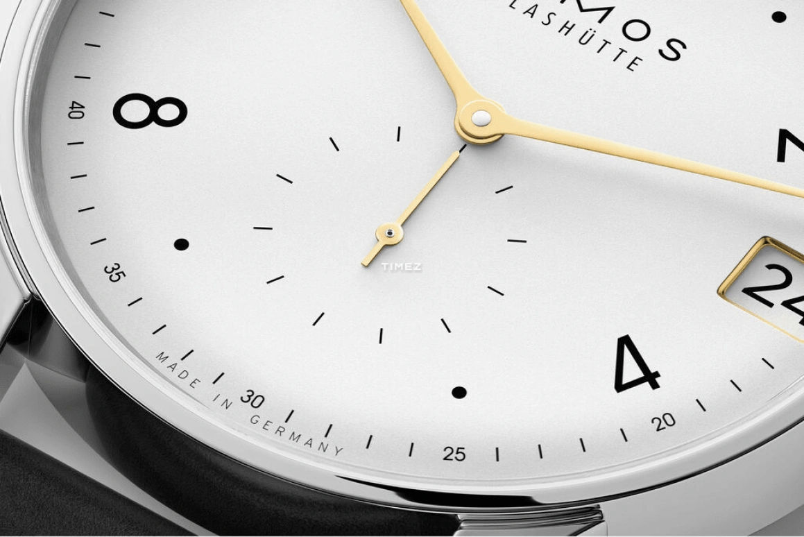 Nomos Glashütte,Minimatik 39.50mm,39.50mm,Stainless Steel,White,Handwound,Day,52hours,1251
