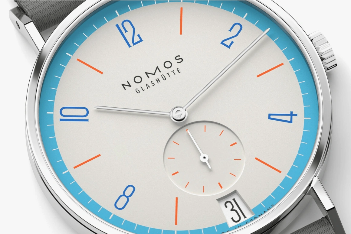 Nomos Glashütte,Tangente 37.50mm,37.50mm,Stainless Steel,White,Handwound,Big Date,42hours,179,179.S5