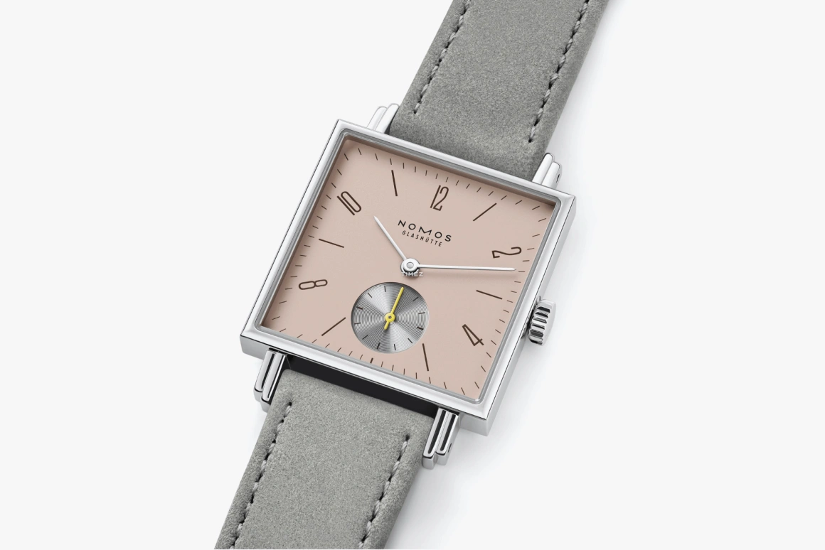 Nomos Glashütte,Tetra 29.50mm,29.50mm,Stainless Steel,Pink,Handwound,43hours,In-house Caliber,474