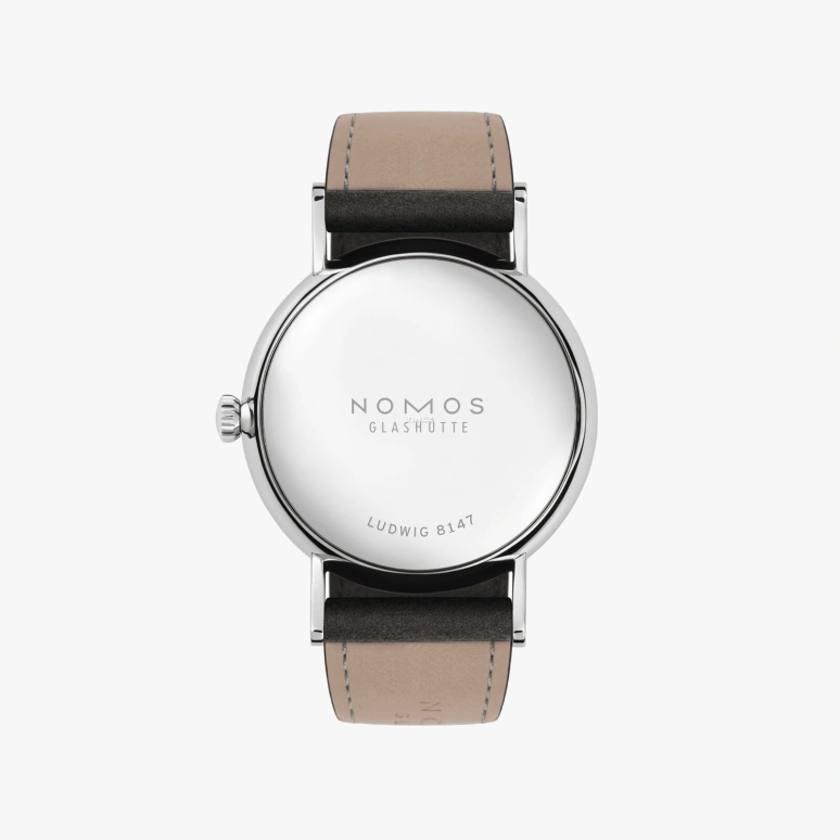 Nomos Glashütte,Ludwig 35mm,35mm,Stainless Steel,Black,Handwound,43hours,In-house Caliber,226