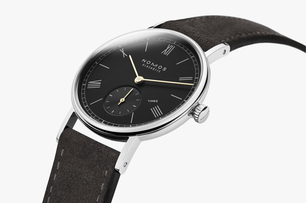 Nomos Glashütte,Ludwig 35mm,35mm,Stainless Steel,Black,Handwound,43hours,In-house Caliber,226