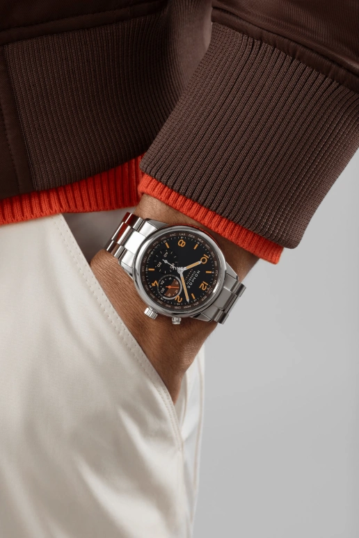 Nomos Glashütte,Club 40mm,40mm,Stainless Steel,Black,Automatic,Chronograph,Dule Time,World Time,Day / Night Indication,42hours,In-house Caliber,790,790.S8