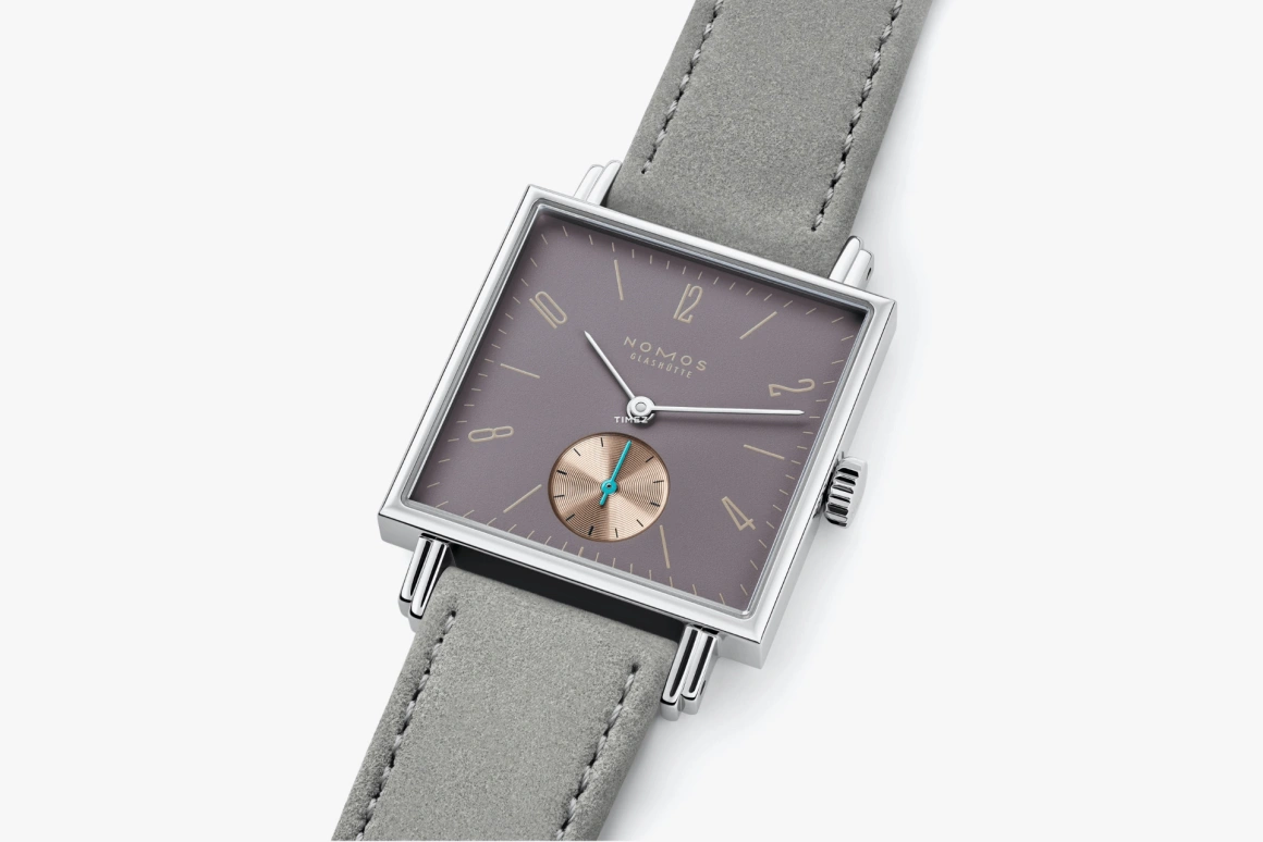 Nomos Glashütte,Tetra 29.50mm,29.50mm,Stainless Steel,Purple,Handwound,43hours,In-house Caliber,475