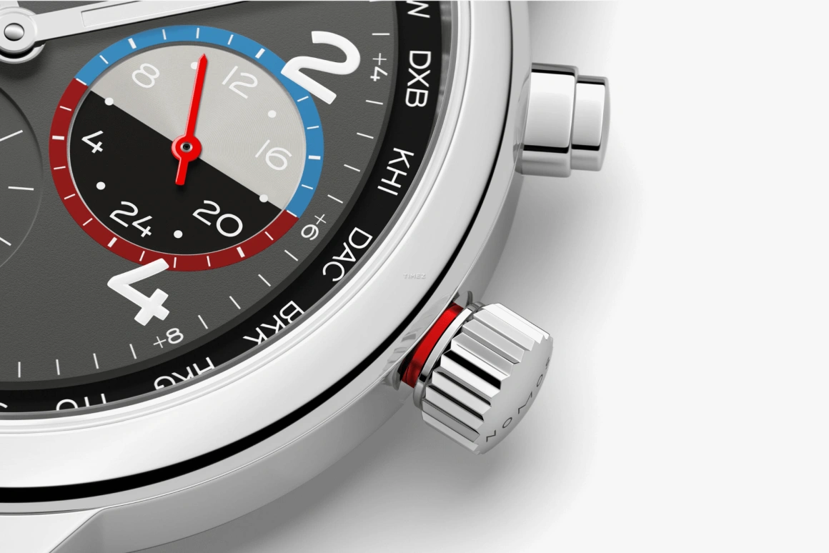 Nomos Glashütte,Club 40mm,40mm,Stainless Steel,Coal Gray,Automatic,World Time,Day / Night Indication,790,790.S1