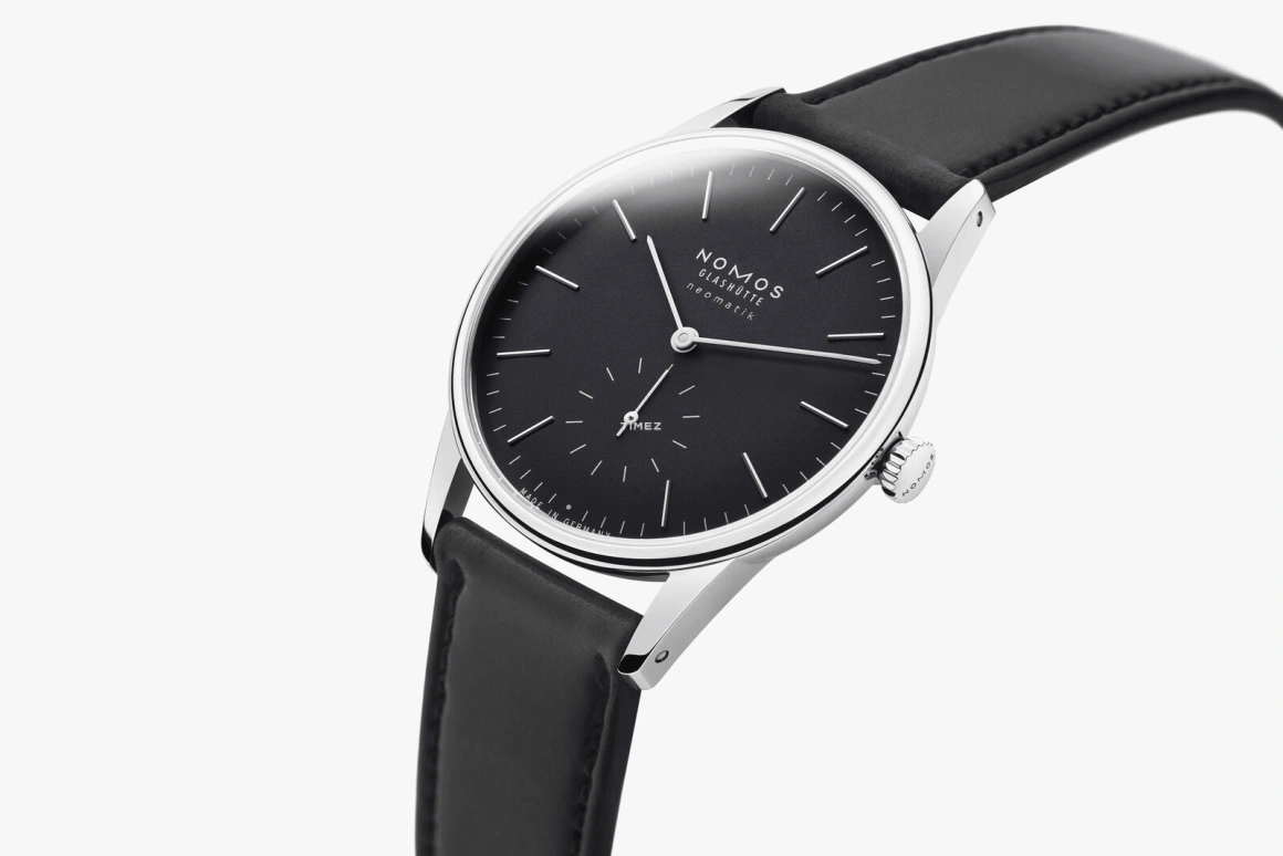 Nomos Glashütte,Orion 38.50mm,38.50mm,Stainless Steel,Black,Automatic,42hours,In-house Caliber,346