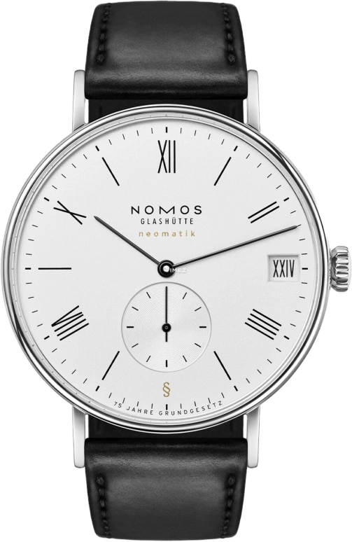 Nomos Glashütte,Ludwig 40.50mm,40.50mm,Stainless Steel,White,Automatic,Day,42hours,262,262.S3