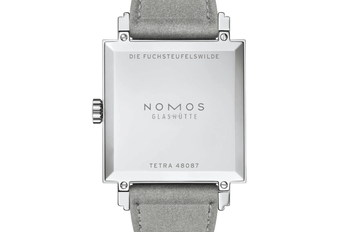 Nomos Glashütte,Tetra 29.50x29.50mm,29.50x29.50mm,Stainless Steel,Purple,Handwound,43hours,In-house Caliber,425