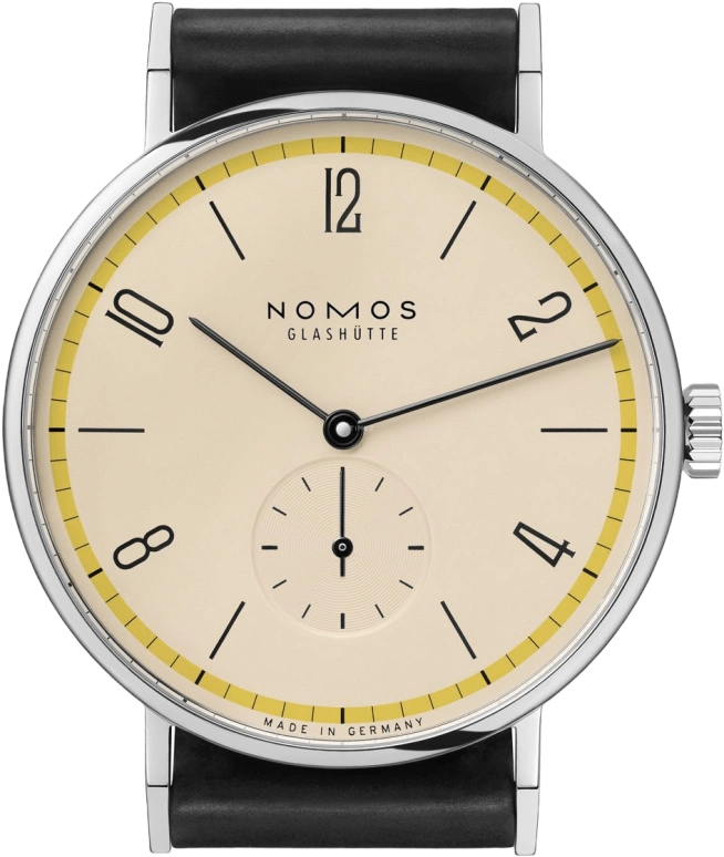 Nomos Glashütte,Tangente 37.50mm,37.50mm,Stainless Steel,White,Handwound,Power Reserve Indicator,43hours,165,165.S3
